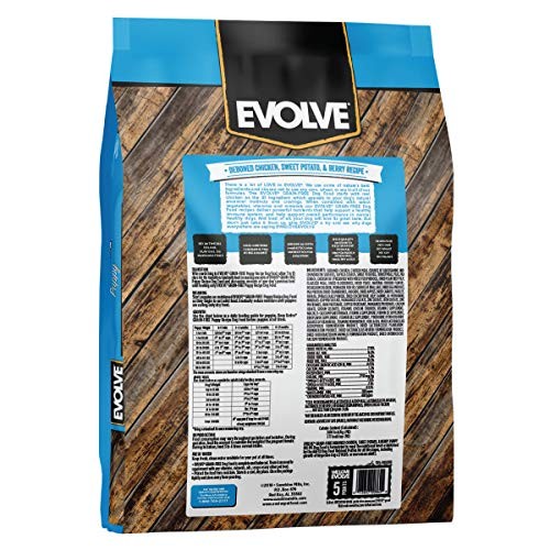 Evolve Puppy Food Chicken and Rice Formula 375 lb Cage Free Natural Nutrition