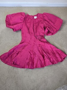 aje admiration asymmetric mini dress Linen Dress Aje Chelsea Dress AJE Admiration Asymmetric Mini Dress, Fuchsia, Size AUS US 2, 425