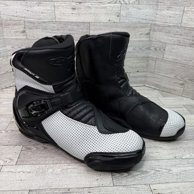 Alpinestars SMX-3 Motorcycle Riding Boots Shoes Men's US 9.5 Leather SMX3 Vented