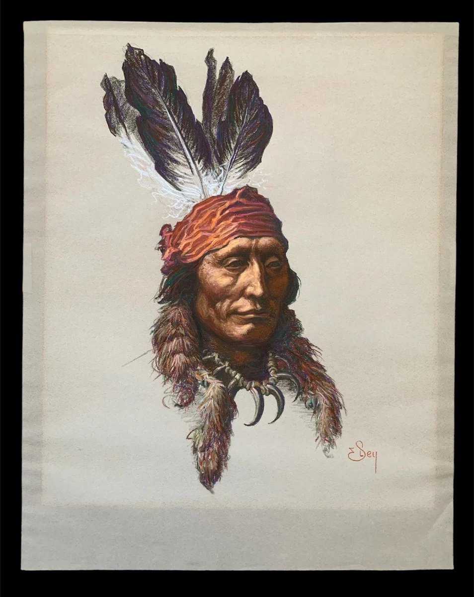 Original Native American Art In Art Paintings for sale | eBay