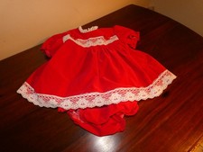 Cutest One Toddler Velvet Dress w/ Bloomers Vintage USA Size 24 Month