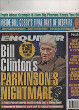 NATIONAL ENQUIRER Magazine January 13 2025 Bill Clinton Cosby 2024 Year N Review