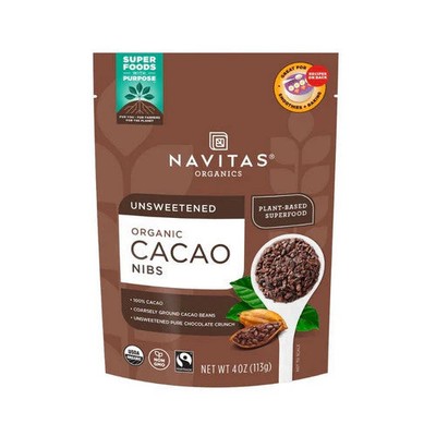 Navitas Organics, Organics Cacao Nibs, 4 Oz