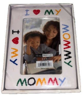 I Love My Mommy 90s Picture Frame 4x6 Crayon Letters Photo Pinnacle New in Box