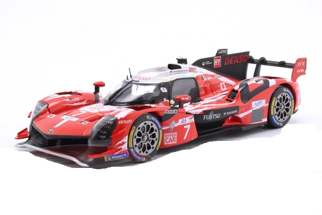 Ixo Toyota GR010 Hybrid 1/18 voiture miniature course endurance 24h Le Mans 2025 Conway