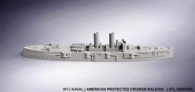 Raleigh - US Navy - Wargaming - Axis and Allies - Naval Miniature -  Warships
