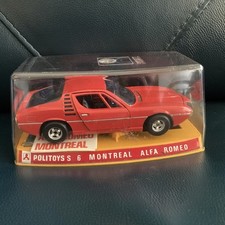 Politoys de colección Polistil S 6 Montreal Alfa Romeo nuevo en caja Italia escala 1:25 9590
