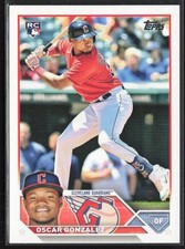 2023 Topps Oscar Gonzalez Rookie Cleveland Guardians #119