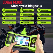 JDiag M300 Full System Motorcycle Diagnostic Scanner Read & Clear Code Upgrade