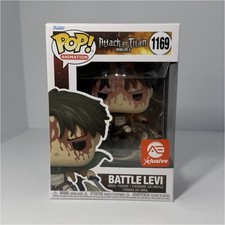Funko Pop! Levi Attack on Titan Battle Levi #1169 AE Exclusive Vinyl Figure