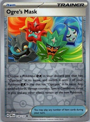 SV: Prismatic Evolutions #118/131 Ogre's Mask Reverse Holo