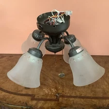 Harbor Breeze  Four Light Fixture For Ceiling  Fan Replacement Parts Only