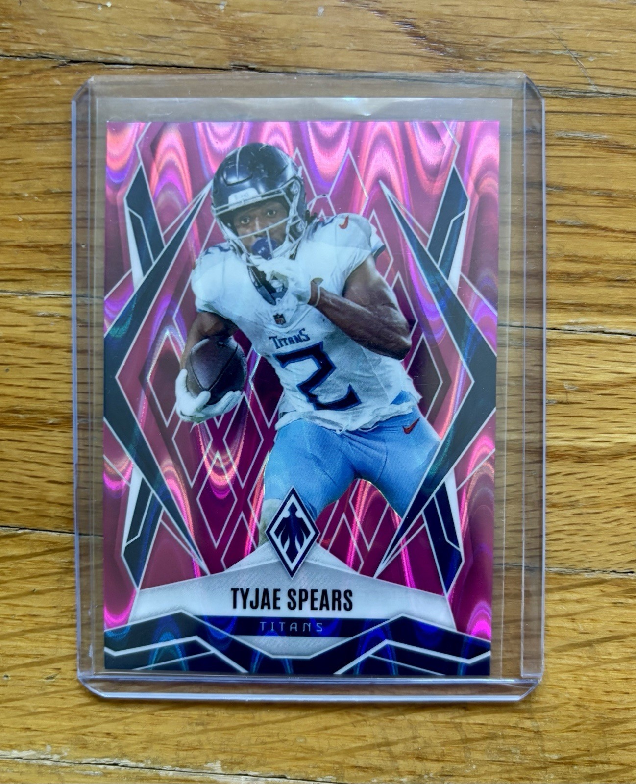 2025 Panini Phoenix - Tyjae Spears #56 Pink Seismic /75
