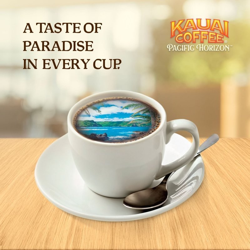 Kauai Coffee&reg; Vanilla Macadamia Nut Medium Roast Arabica, Ground Coffee, Bag 10