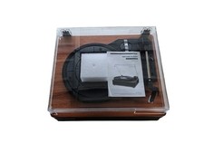 Udreamer Vinyl Record Player 3-Speed Bluetooth Turntable w/Speakers Gray