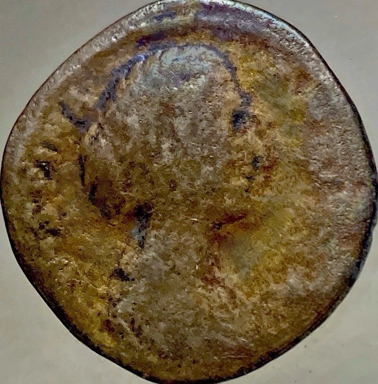 Roman Empress Crispina Genuine Ancient Coin 177-183AD Bronze As Wife of Commodus