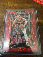 panini select jalen green concourse red prizm #47 /65
