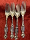 Frontenac By International Silver - Sterling Fish Forks (4)