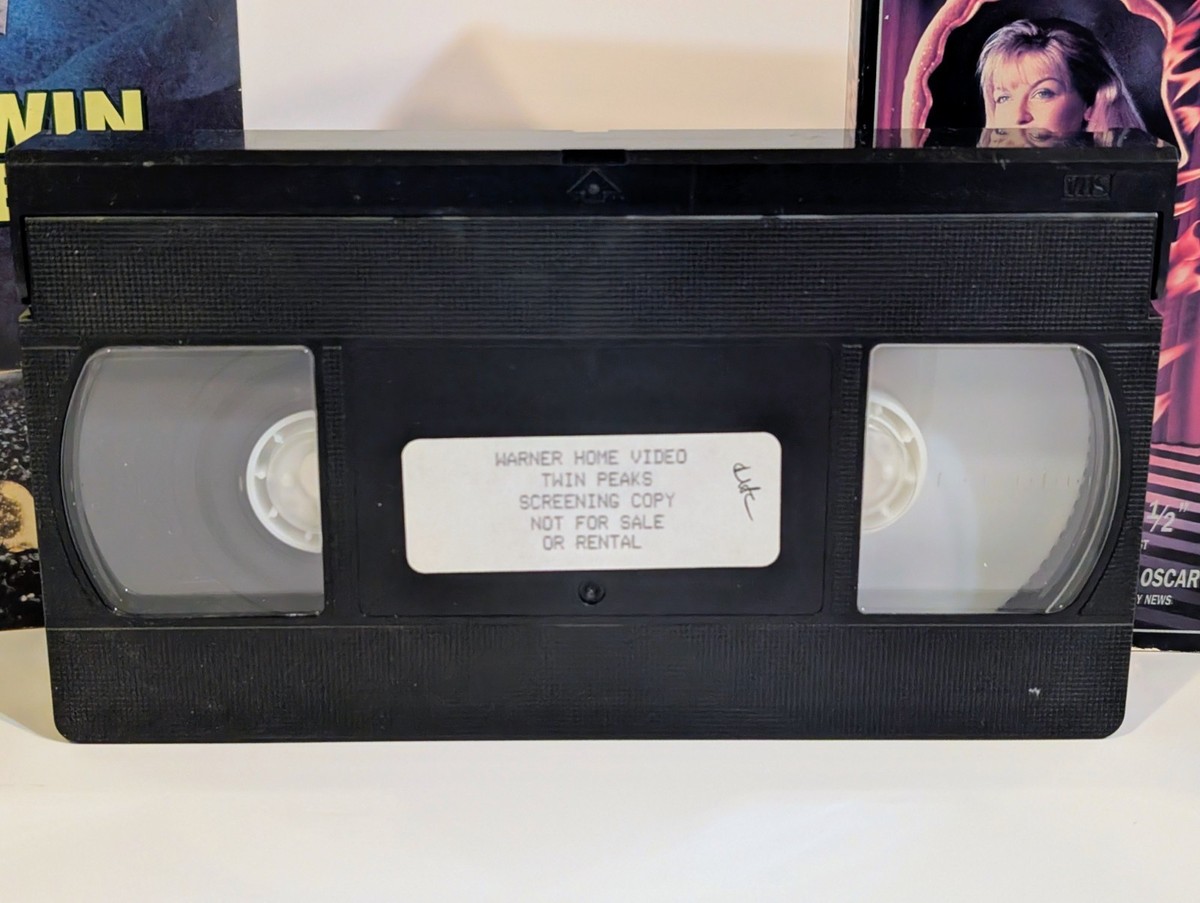 RARE Twin Peaks VHS SCREENER Advance Promo Warner Pilot & Fire