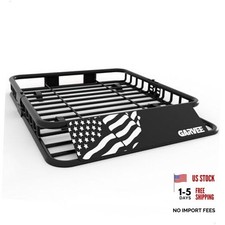 46" x 36" Universal Roof Rack Cargo Carrier Basket, 200 Lbs Capacity Rooftop