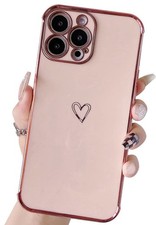 Compatible with iPhone 13 Pro Case Heart Cute...