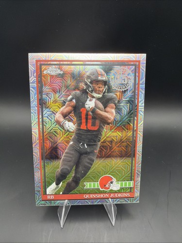 2026 Topps Flagship Football Quinshon Judkins Chrome Mojo #91TC-25 Browns