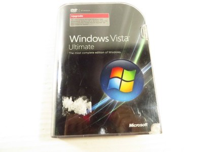 Genuine Microsoft Windows Vista Ultimate UPGRADE Version 32/64 Bit W/Product Key