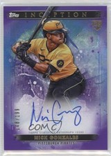2024 Inception Base Rookie and Emerging Stars Purple Nick Gonzales Auto 10h9