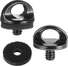 Skrfren 1/4" Camera Neck Strap Screw Holder, 2PCS 1/4-20 Quick Install Metal Scr