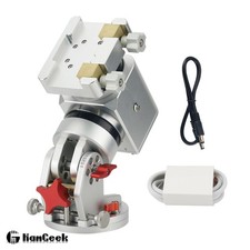 Silvery JUWEI 14 Harmonic Equatorial Mount 8KG Load Capacity Support 3/8 Tripod