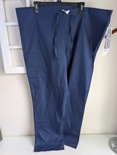 SCRUBZONE by Landau Unisex Navy Blue Scrub Pants Bottoms Size Large LGE New with