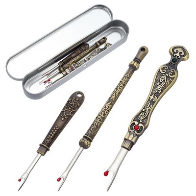 3 Pcs Vintage Seam Rippers for Sewing Stainless Steel Seam Ripper and Thread ...