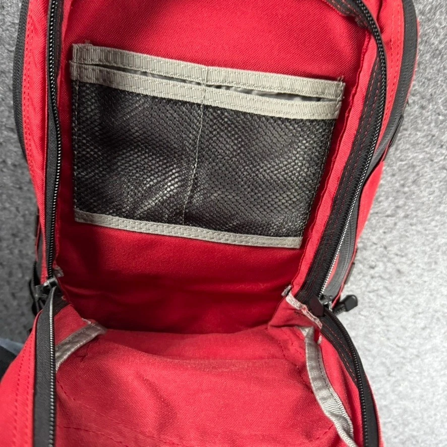 Mochila táctica Condor mochila roja Molle militar senderismo camping viaje Foto 3 de 4