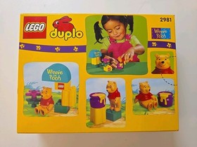 Vintage Lego DUPLO 2981 Winnie the Pooh  1999 NEW Unopened&nbsp;8PC Set 1.5-6Y