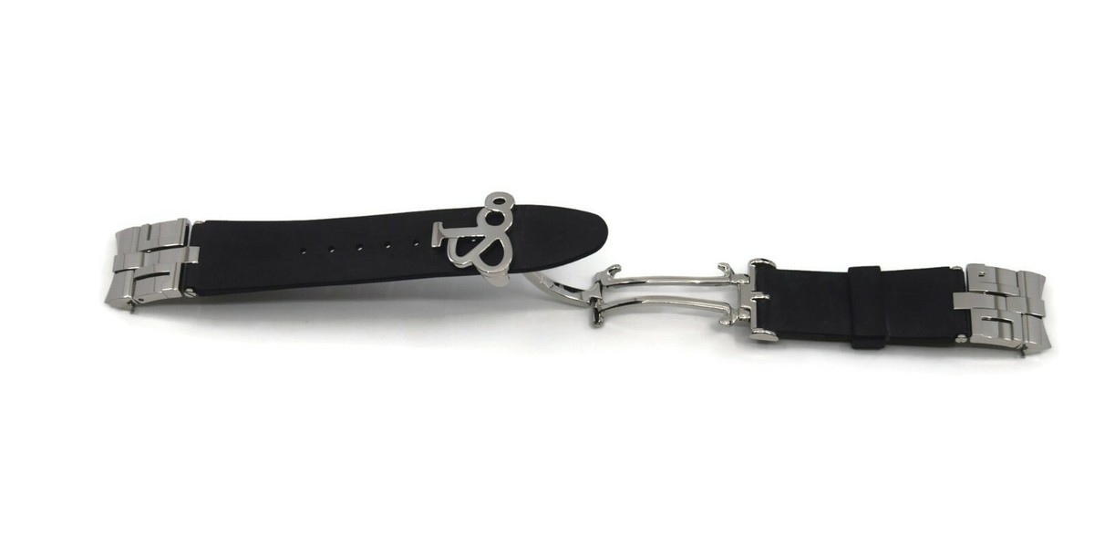 Jacob & Co OEM Black Rubber Strap 20mm | eBay