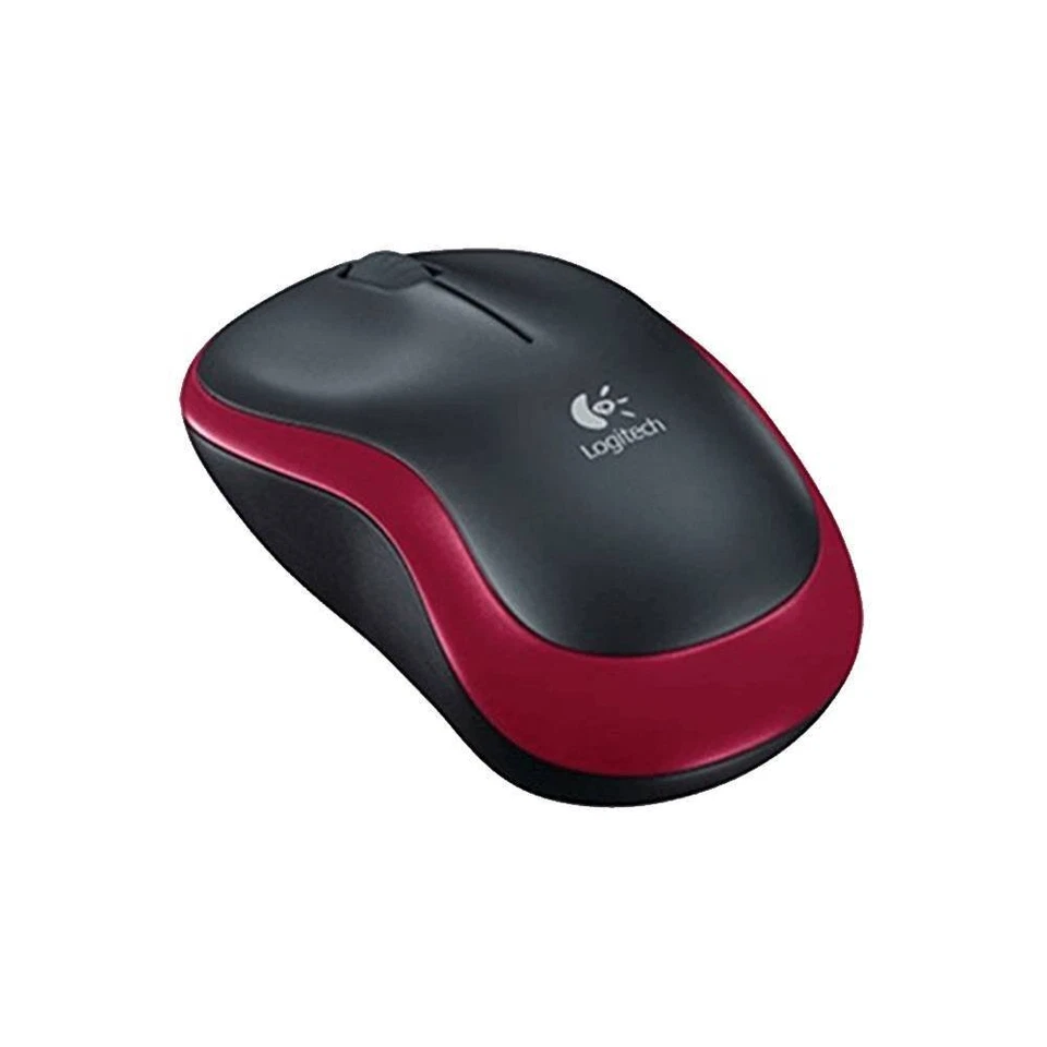 Logitech M186 Red wireless 1000 DPI Gaming Mouse - Image 2 of 3