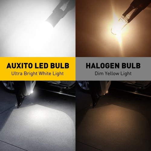 T10 168 18/24SMD Globe Light Bulb Wedge Tail Plate Parker Interior Dash White - Picture 13 of 168
