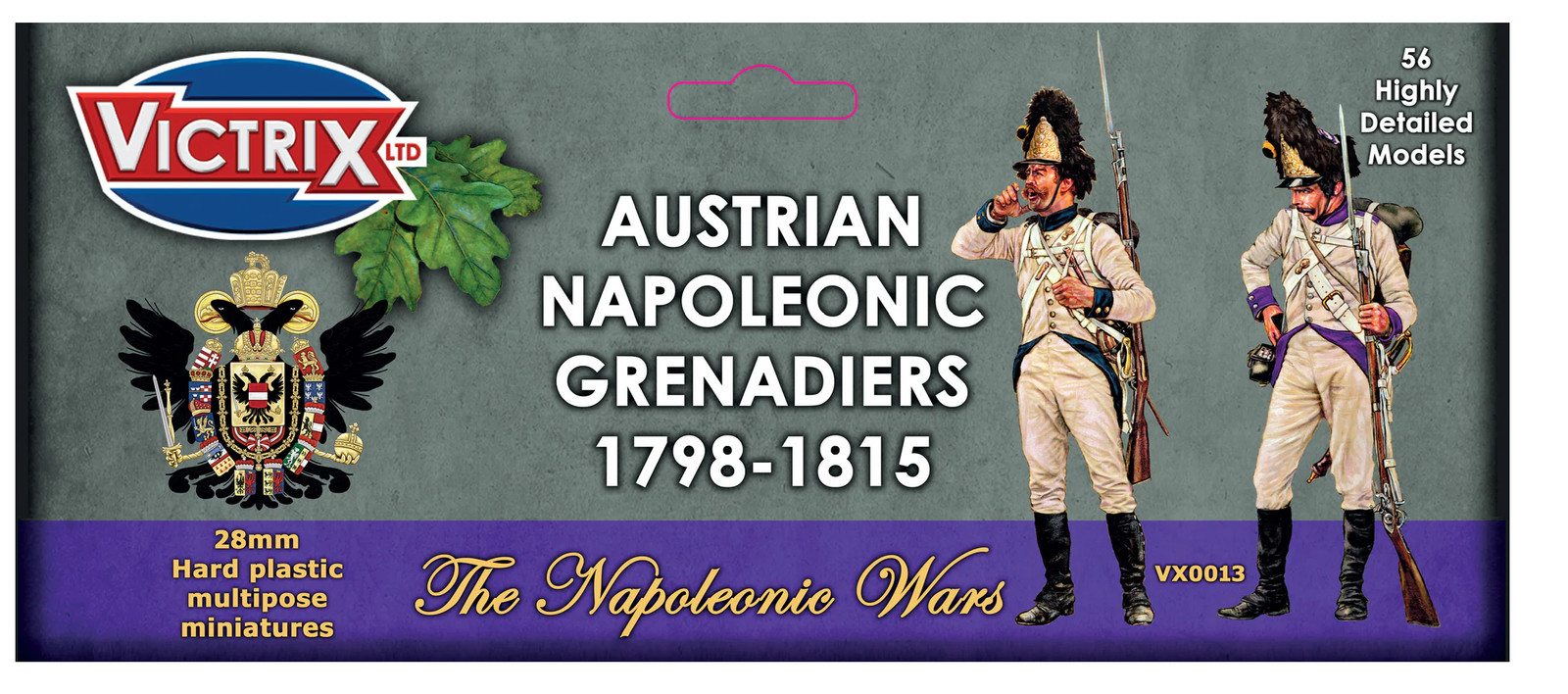 Миниатюры Виктрикс, 28 мм - Австрийские гренадеры, 1798 - 1815