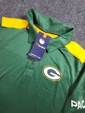 Green Bay Packers Men's Polo Small Fanatics NFL Team Apparel New NWT