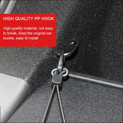 Envelope-Style Trunk Cargo Net For Dodge Durango 1998-2024 – Black Mesh Organizer