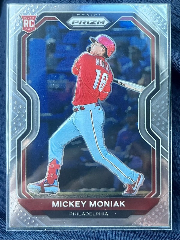 2021 Panini Prizm Tier II Silver Prizm Mickey Moniak #190 Rookie RC Philadelphia