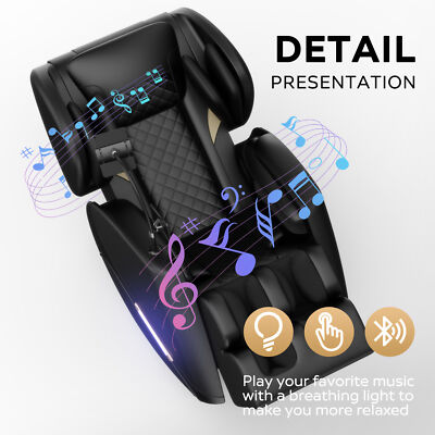 #ad Full Body Air Pressure Shiatsu Massage Chair Recliner ZERO GRAVITY Foot Roller $565.79