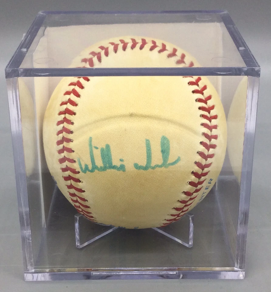 Béisbol autografiado por Willie Wilson de la Liga Americana - Certificado por la JSA Foto 2 de 4