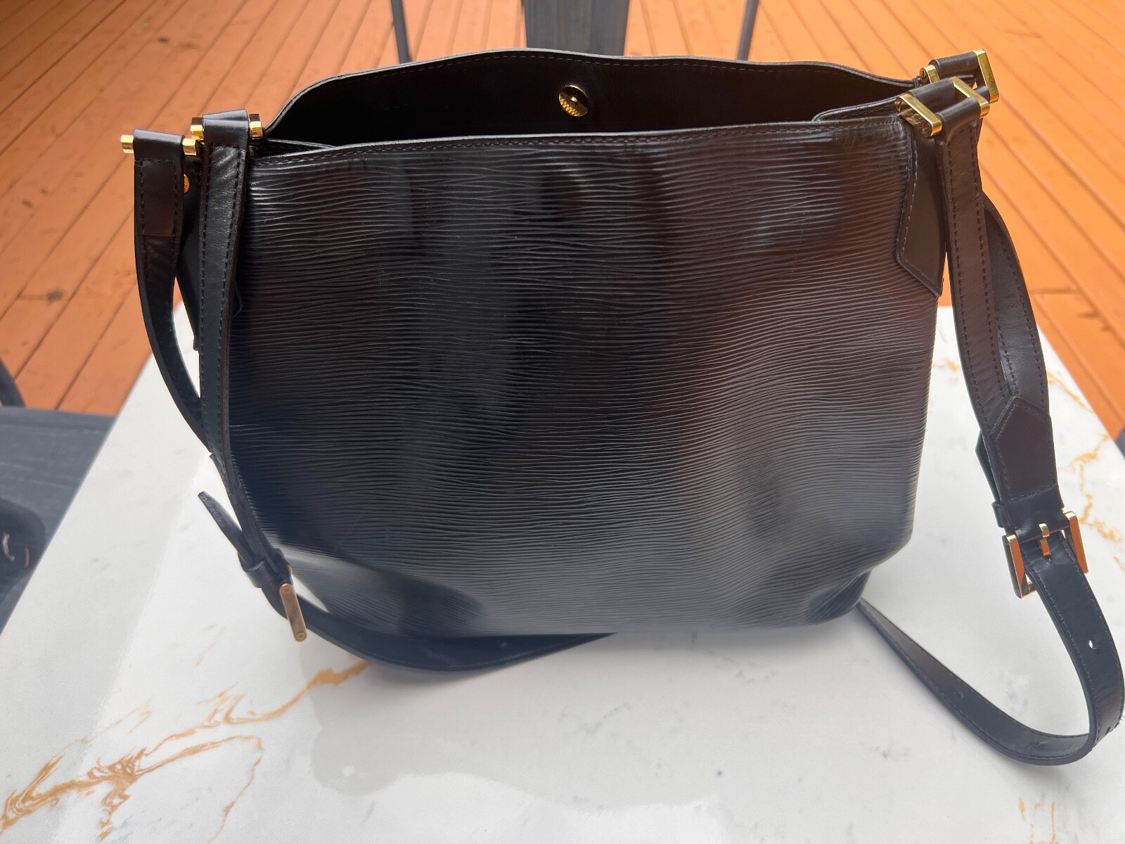 Authentic Louis Vuitton Epi Leather Mandala Shoulder Bag MM M58892 