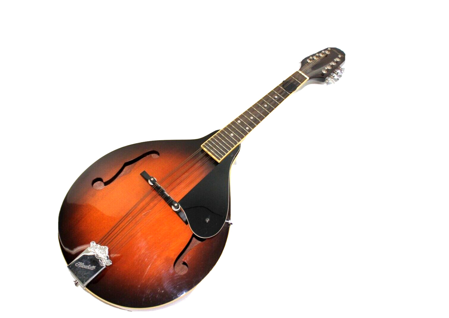 Flinthill Traditional A-Model Mandolin Solid Wood Neck Sunburst Pattern