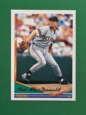 1994 Topps Series 1 Baseball Bob MacDonald #162 Topps Gold Parallel