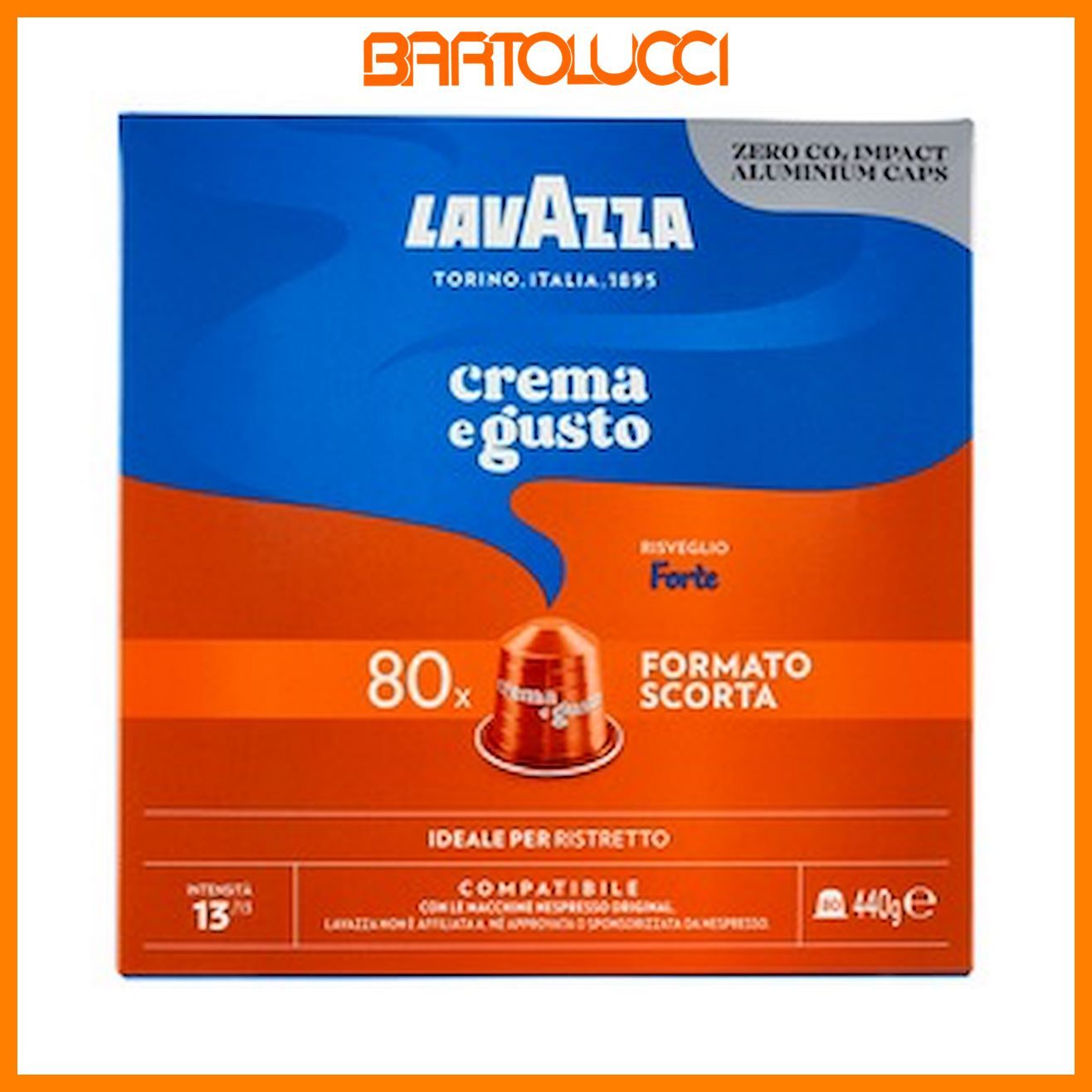 Capsule compatibili nespresso crema e gusto forte, 80 capsule - Immagine 3