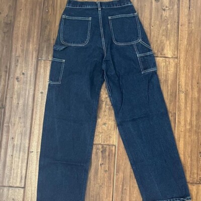 Brandy Melville denim cargo pants in blue M fits S | eBay