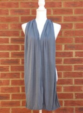 BNWT Womens A Postcard From Brighton Dark Grey Viscose Scarf Made in GB One Size