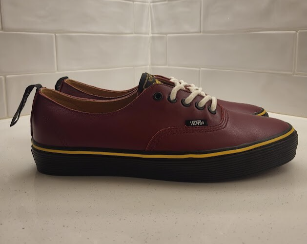 VANS Syndicate X WTAPS Authentic 69 S Burgundy Mens Size 9 DEFCON